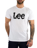 Lee Wobbly Logo Tee ανδρικό μπλουζάκι λευκό L65QAI12