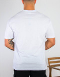 Ανδρικό λευκό κοντομάνικο Tshirt με τύπωμα 22986C