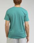 Lee ανδρικό μπλουζάκι πράσινο SS Pach Logo Tee L60UFQA12
