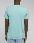 Lee ανδρικό μπλουζάκι γαλάζιο SS Pach Logo Tee L60UFQ41