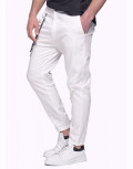 Ben Tailor Ανδρικό λευκό παντελόνι Royal 0580L