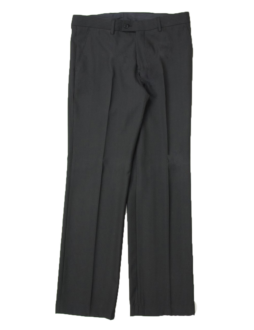 Ανδρικό μαύρο υφασμάτινο παντελόνι ρίγες 400999