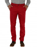 Ανδρικό παντελόνι Trial κόκκινο υφασμάτινο Taylor S17R
