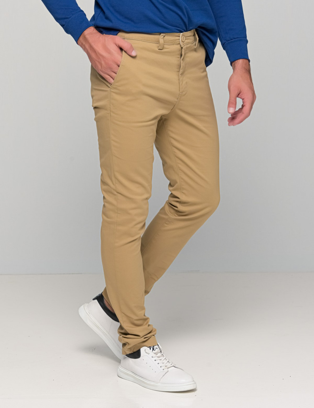 Lee Chinos Ανδρικό μπεζ παντελόνι L71LTY60