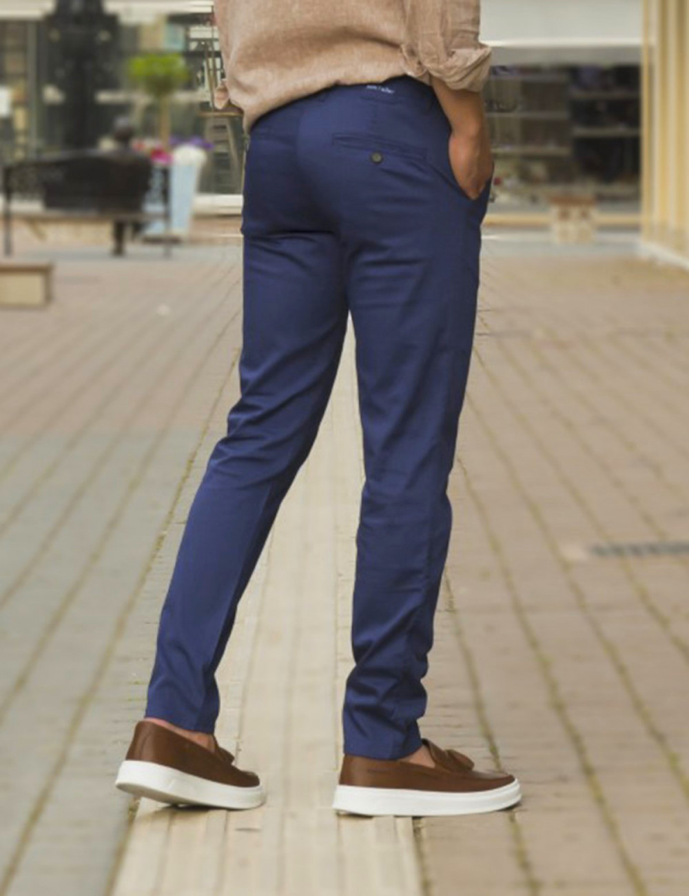 Ανδρικό ρουά υφασμάτινο Chinos παντελόνι Ben Tailor 0285R