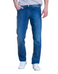 Trial ανδρικό μπλε τζιν παντελόνι με ξέβαμμα 21522