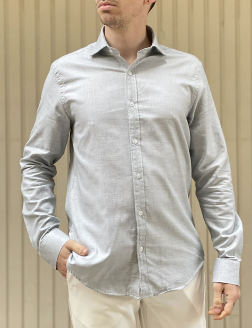 Ανδρικό φιστικί  μακρυμάνικο πουκάμισο BR150139