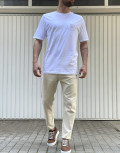 NDC ανδρικό λευκό Tshirt με τύπωμα 222914W