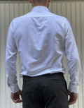Ανδρικό λευκό πουκάμισο Oxford Modern Fit 243015B