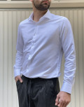 Ανδρικό λευκό πουκάμισο Oxford Modern Fit 243015B