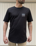 NDC ανδρικό μαύρο Tshirt με τύπωμα 222913B