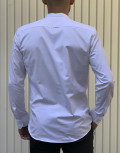 Ben Tailor ανδρικό λευκό πουκάμισο με μάο γιακά 0692W