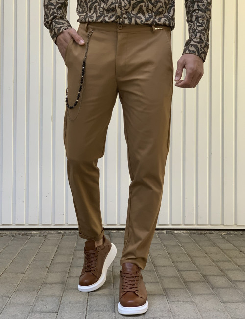 Ben Tailor Ανδρικό ταμπά υφασμάτινο παντελόνι Kowalski 0398T