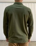Everbest ανδρική χακί Polo πικέ μπλούζα plus size 241999K