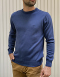 Darious ανδρικό γαλάζιο πλεκτό πουλόβερ 23149G