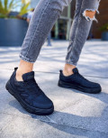 Ανδρικά μαύρα Casual Sneakers δίσολα CH105M