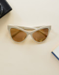 Γυναικεία γυαλιά ηλίου πεταλούδα χρυσά Handmade S6207C