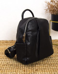 Γυναικείο μαύρο mini Backpack δερματίνη CK5690
