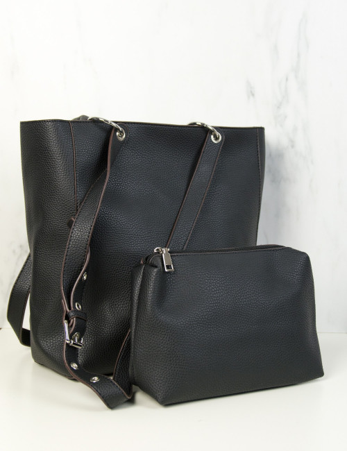 Γυναικεία μαύρη τσάντα ώμου CK5680
