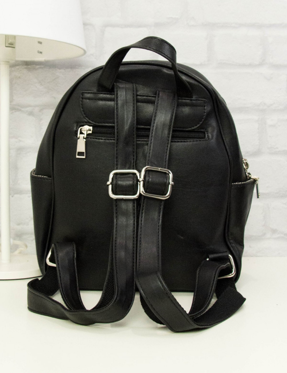 Γυναικείο μαύρο Mini Backpack καπιτονέ CK56852