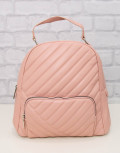 Γυναικείο ροζ  Backpack καπιτονέ CK5687R