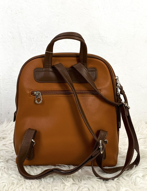 David Jones γυναικείο κάμελ mini Backpack 62192