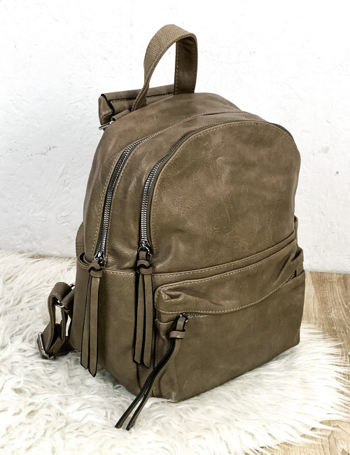 Γυναικείο ανοιχτό καφέ Backpack PB3275