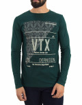 Ανδρική μακρυμάνικη μπλούζα Vortex πράσινη 03111W
