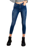 Γυναικείο μπλε τζιν παντελόνι σωλήνας RW510720