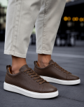 Aνδρικά χαμηλά Casual Sneakers κατασκευασμένα από γνήσιο δέρμα.