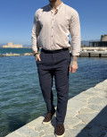 Ανδρικό παντελόνι υφασμάτινο λινό.