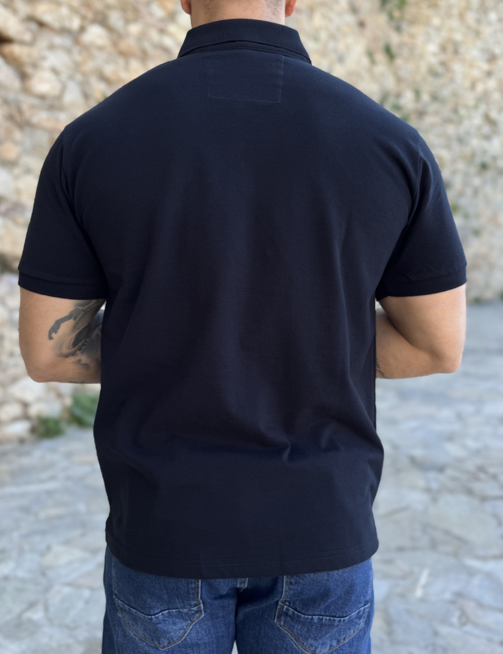 Ανδρική Polo κοντομάνικη μπλούζα πικέ.