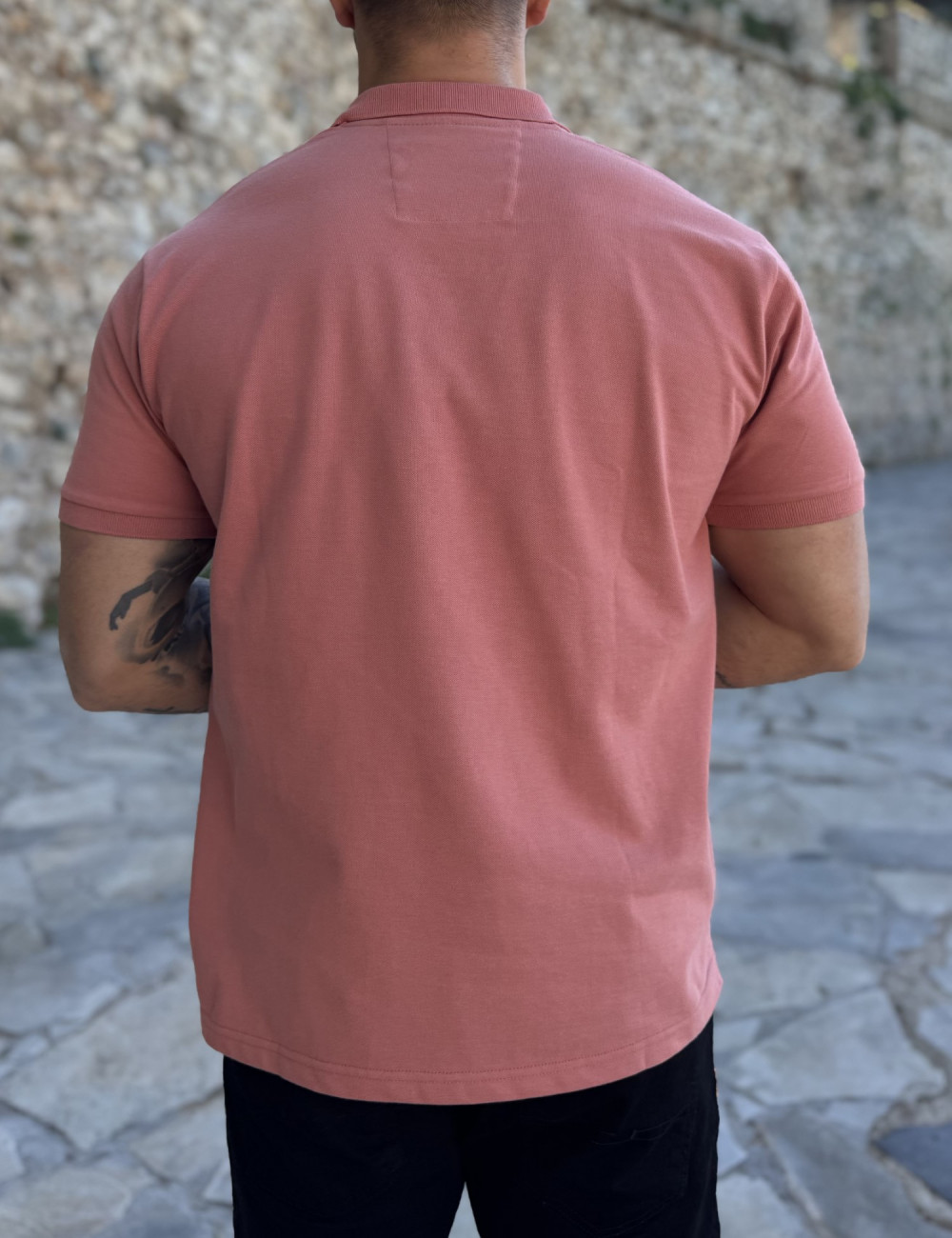 Ανδρική Polo κοντομάνικη μπλούζα πικέ.