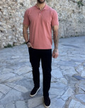 Ανδρική Polo κοντομάνικη μπλούζα πικέ.