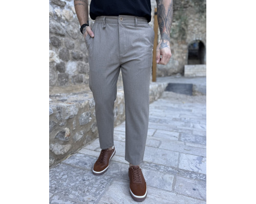 Ανδρικό πούρο υφασμάτινο παντελόνι με λάστιχο  JR0021