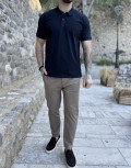 Ανδρική Polo κοντομάνικη μπλούζα πικέ.