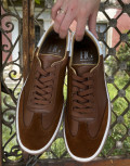Aνδρικά χαμηλά Casual Sneakers κατασκευασμένα από γνήσιο δέρμα.