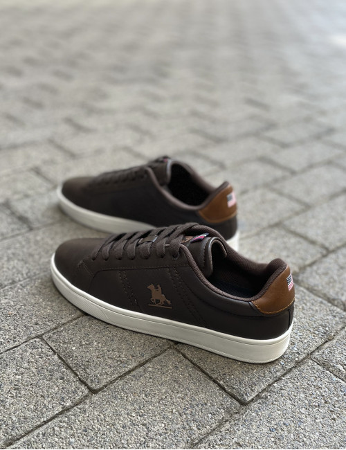 Us Grand Polo καφέ ανδρικά casual sneakers GPM424025