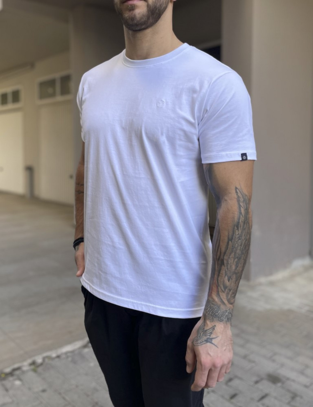 Ανδρική κοντομάνικη μπλούζα Plus Size  ελληνικής κατασκευής.