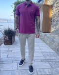 Ανδρική Polo κοντομάνικη μπλούζα πικέ.