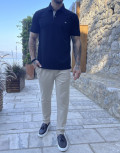 Ανδρική Polo κοντομάνικη μπλούζα πικέ.