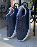  Ανδρικά χαμηλά Casual Sneakers κατασκευασμένα απο δερματίνη  άριστης ποιότητας.