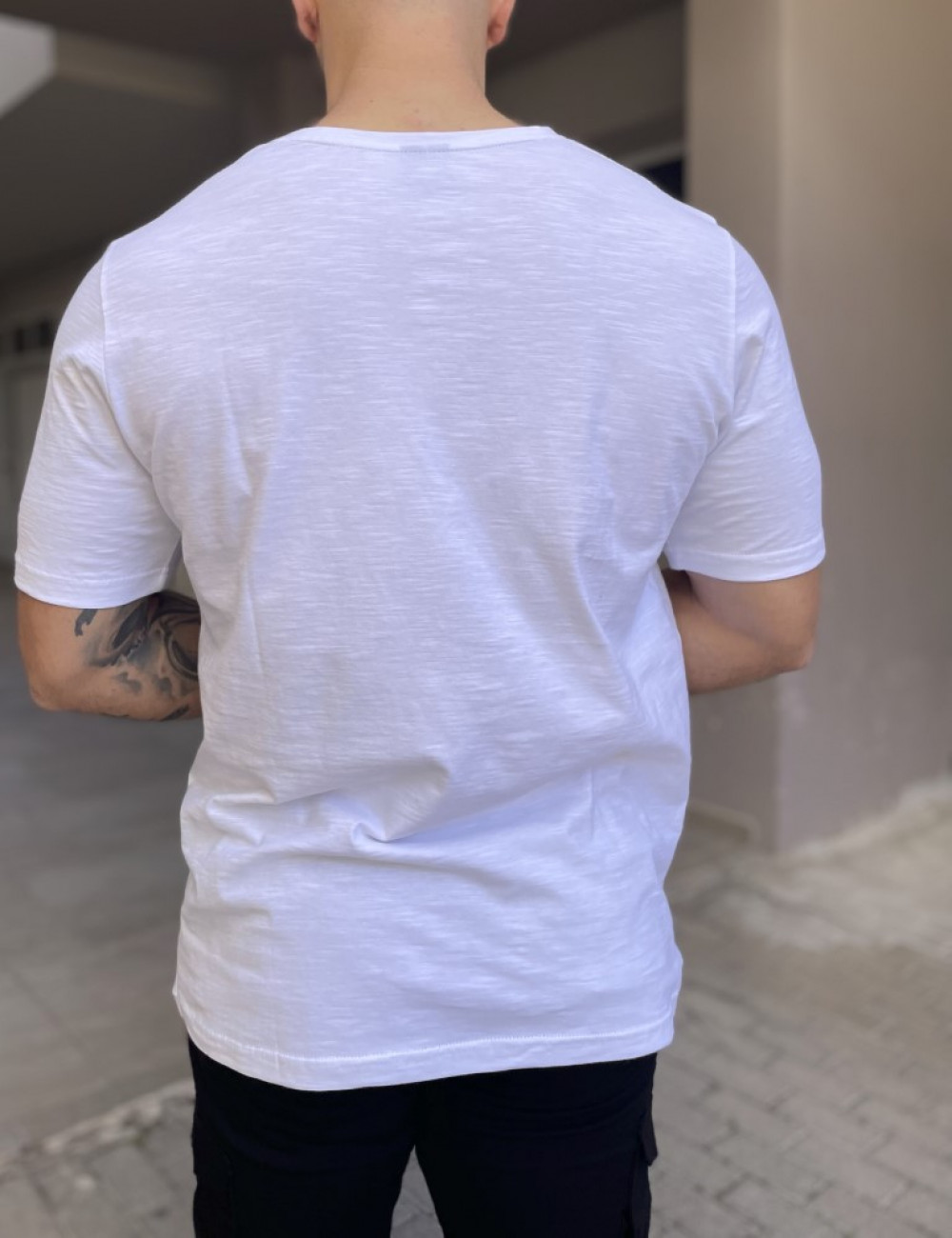 Αντρική κοντομάνικη μπλούζα της εταιρείας NDC.