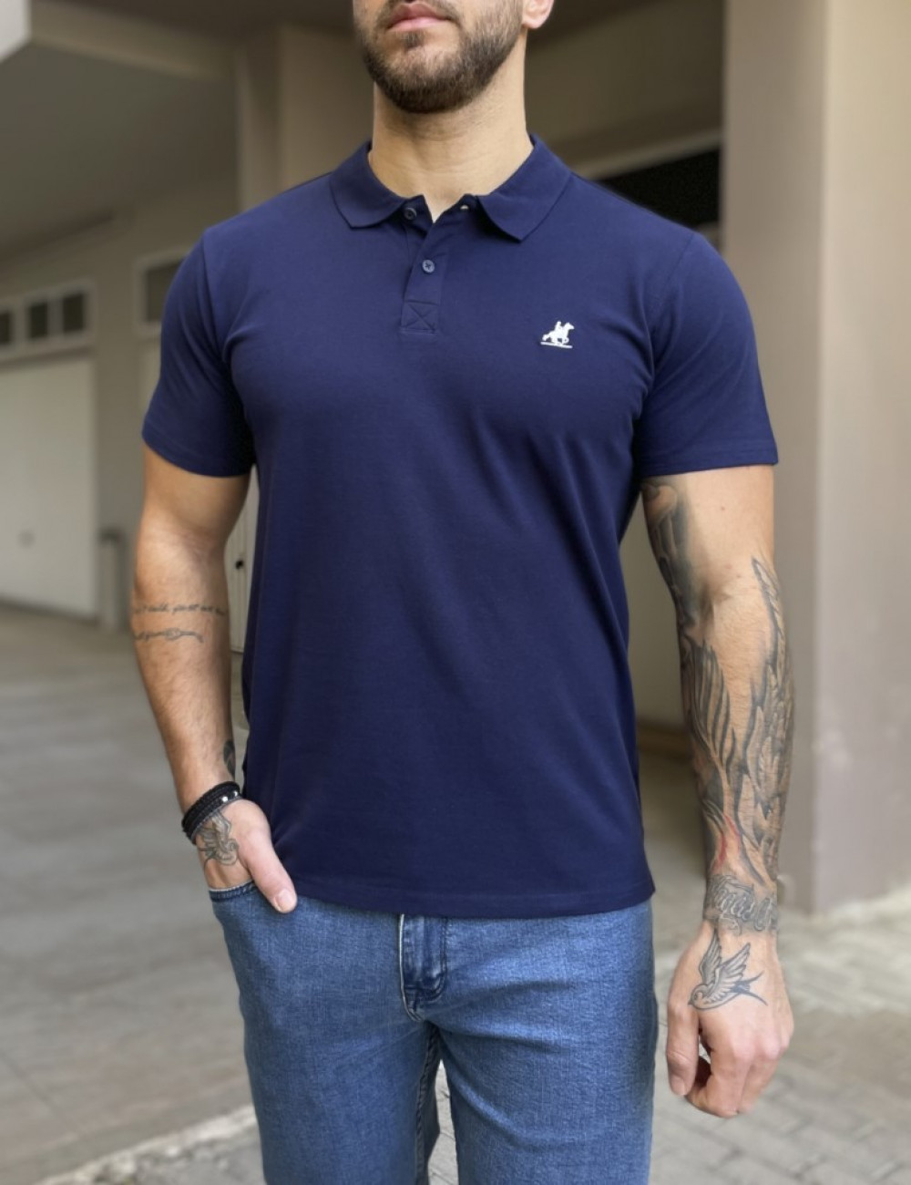 US Grand Polo Ανδρική πόλο κοντομάνικη μπλούζα πικέ.