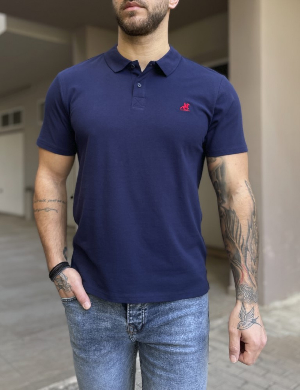 US Grand Polo Ανδρική πόλο κοντομάνικη μπλούζα πικέ.