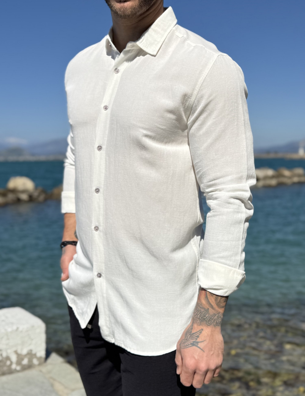 Ανδρικό μακρυμάνικο πουκάμισο.