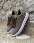  Ανδρικά χαμηλά Casual Sneakers κατασκευασμένα από γνήσιο δέρμα.