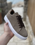  Ανδρικά χαμηλά Casual Sneakers κατασκευασμένα από γνήσιο δέρμα.