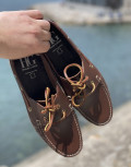 Ανδρικά boat παπούτσια από γνήσιο δέρμα.