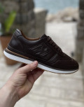 Ανδρικα sneakers κατασκευασμένα από γνήσιο δέρμα.